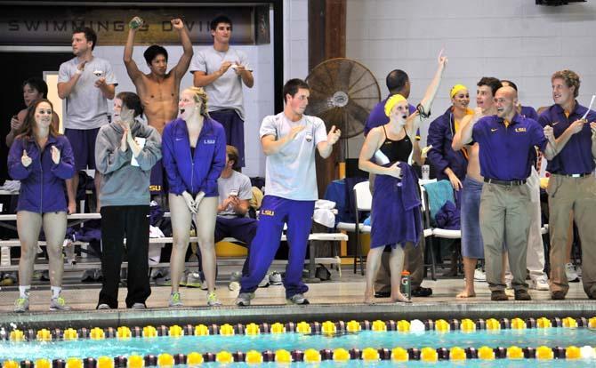 LSU swimming and diving &#8220;in a really good spot&#8221; heading into spring