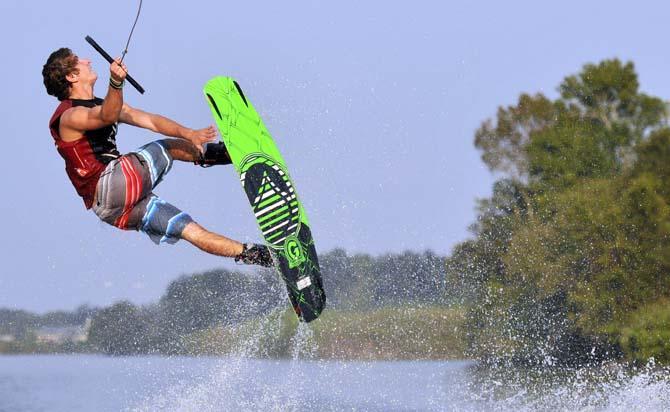 LSU wakeboarding places second overall at first meet of the year