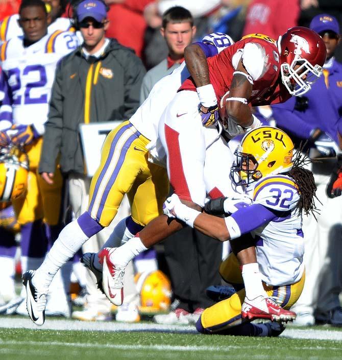 LSU vs. Arkansas: Three up, three down