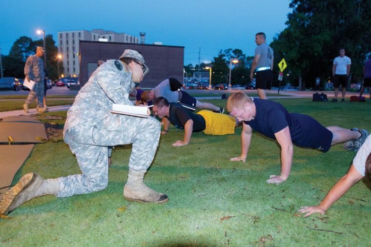 Army ROTC freshmen complete their first semester