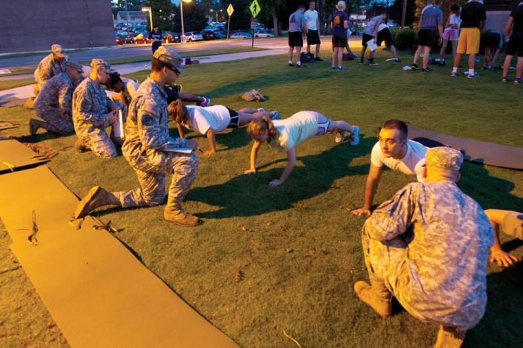 Army ROTC freshmen complete their first semester