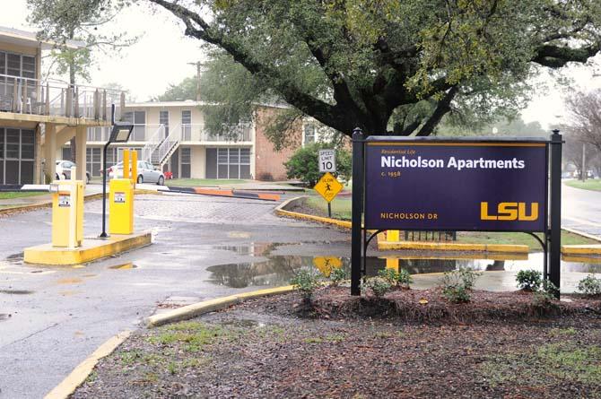 Plans to build new apartments for students on Nicholson Drive have been made. The new apartments would extend into the old Alex Box Stadium area.
 