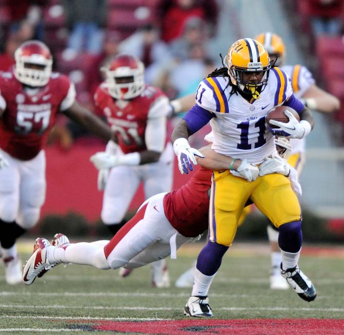 LSU vs. Arkansas: Three up, three down