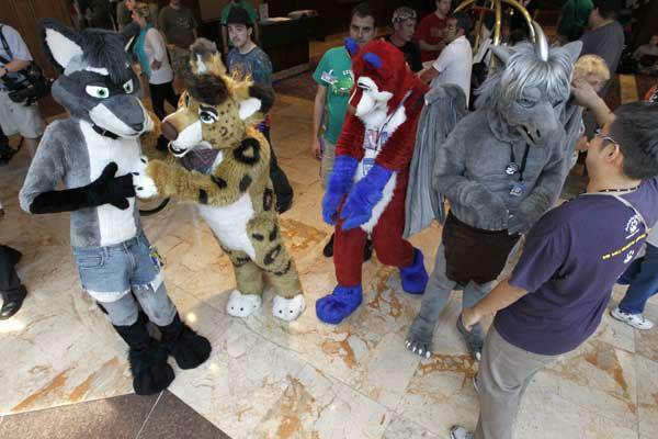 Anthrocon is the world&#8217;s largest convention for people who dress and assume the rolls of&#160; fictional animal characters. &#8220;Furries&#8221; can meet one another on dating sites like pounced.org and furrymate.com.
 