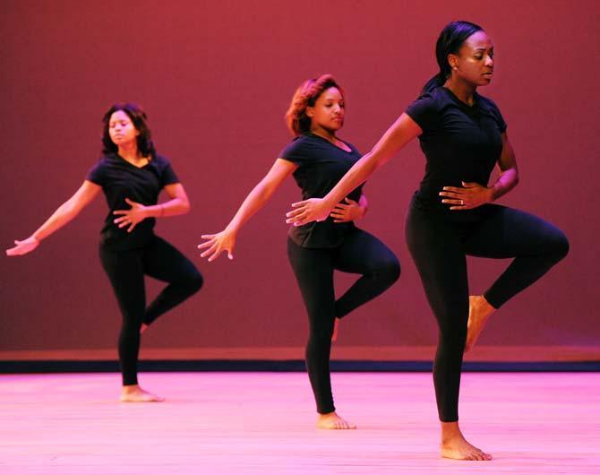 The Legacy dance group performs at the MLK Performing Arts Showcase in the Union Theatre on Thursday, Jan. 24, 2013.