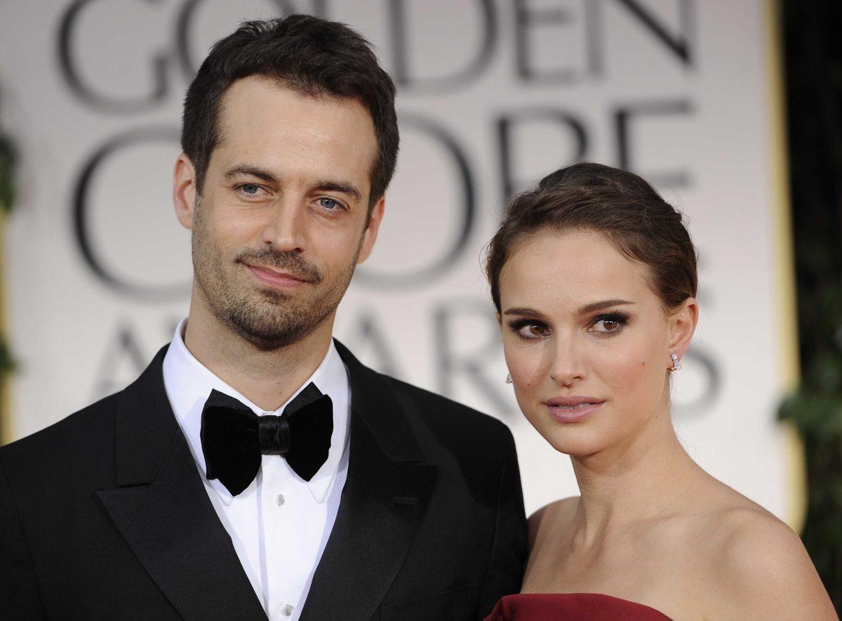 FILE - In this Sunday Jan. 15, 2012 file photo, Benjamin Millepied, left, and Natalie Portman arrive at the 69th Annual Golden Globe Awards in Los Angeles. Benjamin Millepied, the &#8220;Black Swan&#8221; choreographer who helped transform Natalie Portman into an obsessed, paranoid ballerina for the film and later married the actress, was named director of the Paris Opera Ballet, Thursday, Jan. 24, 2013. (AP Photo/Chris Pizzello, File)