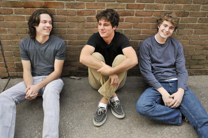 Marketing freshman Christopher Torian, SLCC student Lynden Segura and UL student Michael Aucoin, members of the band Sugar Bear and the Monkey Tangs, talk about their new EP that comes out in February.
 