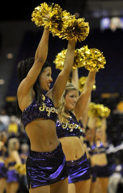 LSU Tiger Girls perform Sunday, Jan. 13, 2013 during the 62-42 victory over Mississippi State in the PMAC.
 