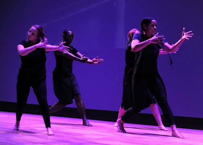 The Legacy dance group performs at the MLK Performing Arts Showcase in the Union Theatre on Thursday, Jan. 24, 2013.
 