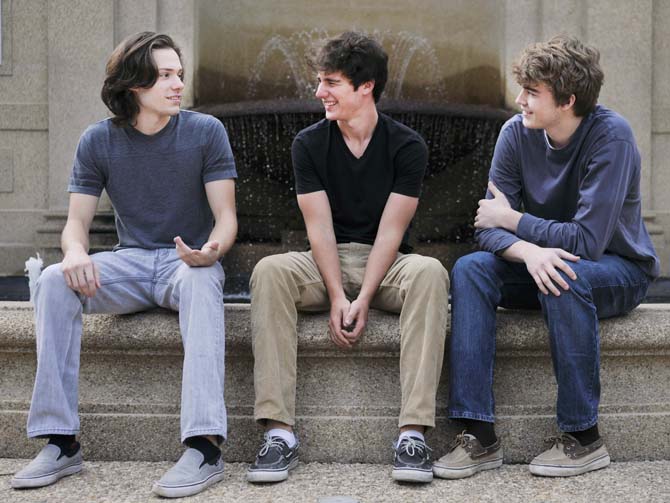 Marketing freshman Christopher Torian, SLCC student Lynden Segura and UL student Michael Aucoin, members of the band Sugar Bear and the Monkey Tangs, talk about their new EP that comes out in February.
 