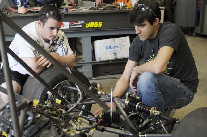 University club designs, builds race car