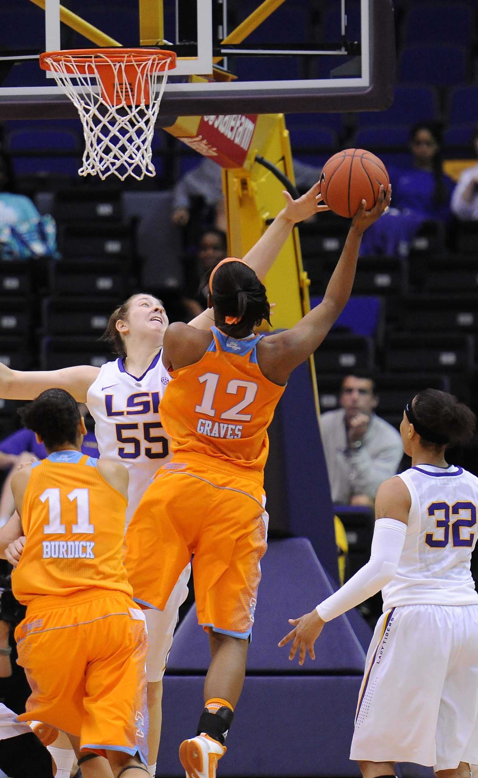 Women's Basketball: Lady Tigers fall to Tennessee in nailbiter