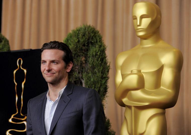 Bradley Cooper, nominated for best actor in a leading role for "Silver Linings Playbook," arrives at the 85th Academy Awards Nominees Luncheon at the Beverly Hilton Hotel on Monday, Feb. 4, 2013, in Beverly Hills, Calif. (Photo by Chris Pizzello/Invision/AP)
 