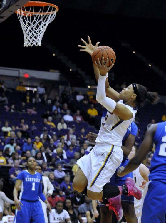 Kenney lifts LSU women past No. 8 Kentucky in 77-72 victory