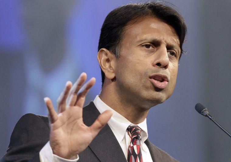 FILE - In this Friday, July 27, 2012 file photo, Louisiana Gov. Bobby Jindal speaks in Hot Springs, Ark. Jindal is calling on the Republican Party to, quote, &#8220;recalibrate the compass of conservatism.&#8221; The Republican governor will deliver the keynote address at the Republican National Committee&#8217;s winter meeting Thursday night in Charlotte, N.C. (AP Photo/Danny Johnston, File)
 