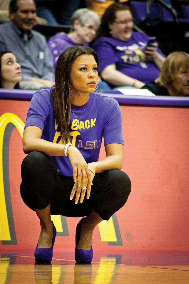 Coach Nikki Caldwell at the Vanderbilt game on Jan. 20, 2013.