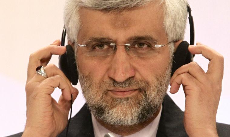 Iran's Supreme National Security Council Secretary and chief nuclear negotiator Saeed Jalili listens to a question during a final news conference in Almaty, Kazakhstan, Wednesday, Feb. 27, 2013. Negotiations with world powers over how to curb Iran's nuclear program have reached a "turning point" for the better after nearly breaking down last year, the Islamic republic's top official at diplomatic talks said Wednesday at the close of two days of delicate discussions aimed at preventing Tehran from building an atomic arsenal. (AP Photo/Pavel Mikheyev)
 