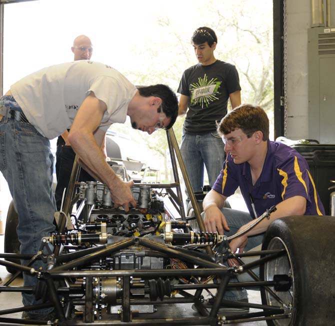 University club designs, builds race car