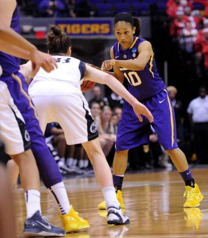 Lady Tigers upset Penn State, advance to Sweet 16