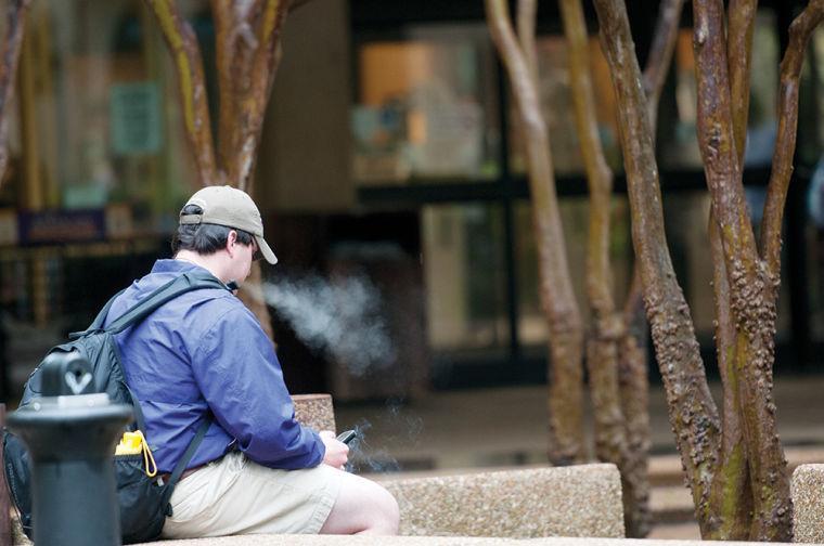 The Smoking Words campaign to make the University tobacco-free is in part attributed to smokers and cigarette butt litter in the Quad.
 