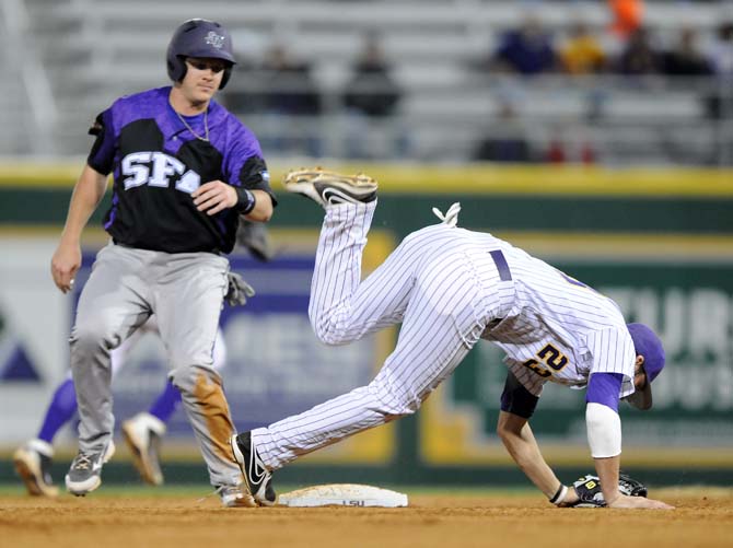 Stevenson hits first career home run as Tigers top Lumberjacks, 9-2