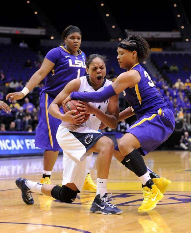 Lady Tigers upset Penn State, advance to Sweet 16