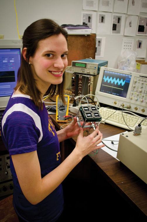 Melanie Carroll is a junior physics major with a biology minor. Carroll plans to attend medical school, specializing in medical physics research.&#160;
 
Best memory at LSU: Studying abroad last semester. I did the LSU program in London and Edinburgh around the same time as the Olympics, and that was pretty incredible. We went to an Olympic soccer game for the women. It was really exciting just to be there and see all the different things. That was something I didn&#8217;t think I was going to have the chance to do, I knew that the way my courses are I wouldn&#8217;t be able to go abroad for a semester, but going during a summer was really nice. It was a great trip and there&#8217;s a lot of memories from there.
 
What do people assume about you being a physics major: Whenever I tell people I&#8217;m a physics major, I get a lot of weird responses. People just don&#8217;t understand why I would want to do that. They think that it&#8217;s hard, think that it&#8217;s impossible, but I think that a lot of people don&#8217;t know everything that you can do with it.&#160;
 