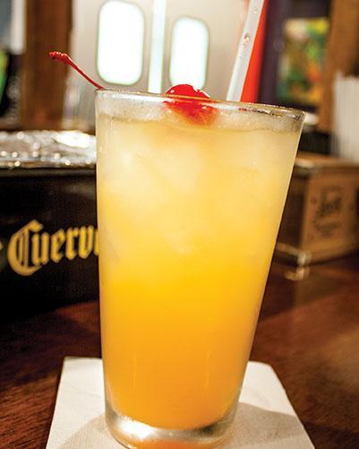 The Boat Drink, named for Chelsea's staff weekend boat trips, consists of two types of Captain Morgan and Malibu. With a splash of Sprite and pineapple juice, the sweet, island drink allows one to sail away for only $6.
 
Ingredients:
  Captain Morgan Malibu Pineapple juice Sprite  