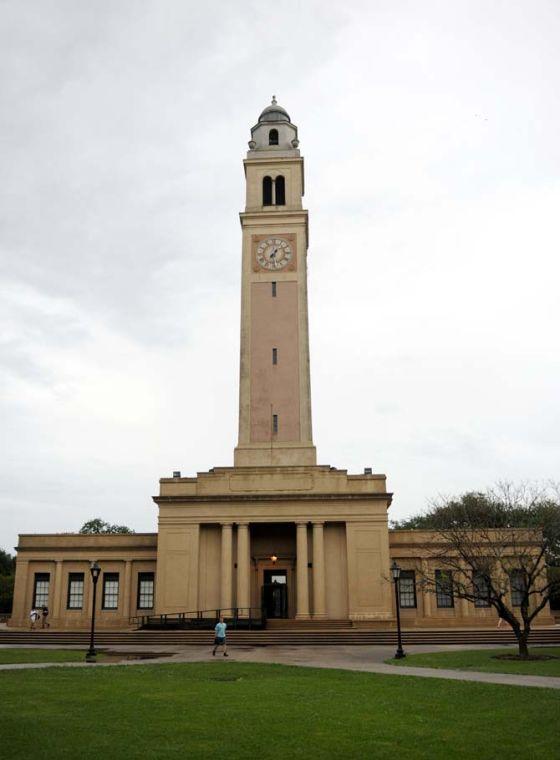 The Memorial Tower was recently renovated, which included changing out the speakers.
 