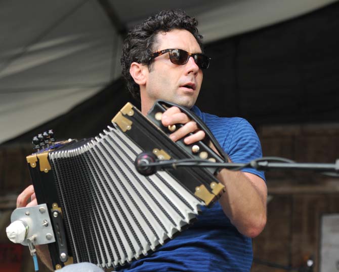 Lost Bayou Ramblers play Saturday, April 27, 2013 at the New Orleans Jazz &amp; Heritage Festival on the Fair Grounds Race Course.
 