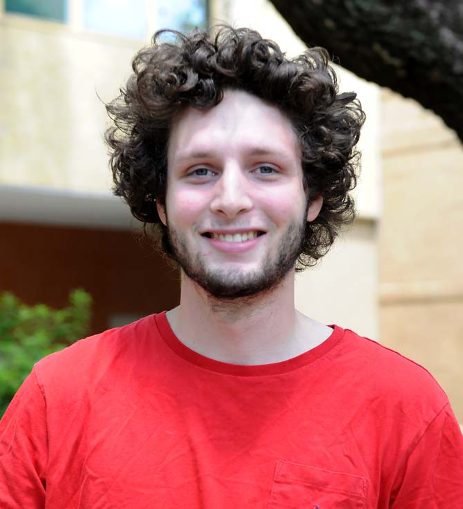 English sophomore Jared Constant, a smoker, opposes the movement to make LSU a tobacco-free campus.
 