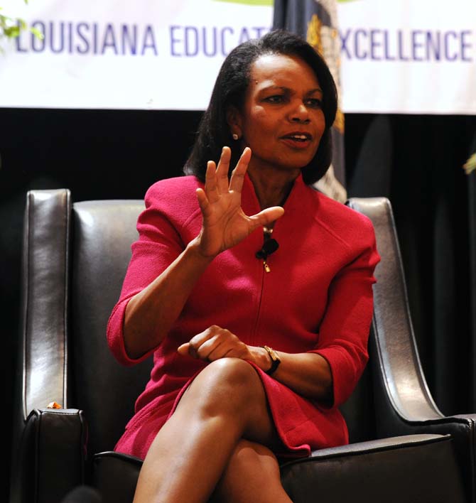 Condoleezza Rice, Bobby Jindal push education changes