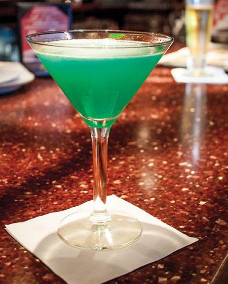 The Bayou Bell Martini at Copeland's Restaurant costs $8.75. The unique blue coloring comes from the DeKuyper's Island Blue Pucker added to the pineapple and rum. "The drink has a pineapple taste. It's definitely very tropical," said Adrienne Reed, Copeland's bartender and secondary English junior.
 
Ingredients:
  DeKuyper's Island Blue Pucker Pineapple Juice&#160; Rum  