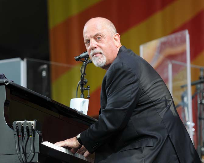 Billy Joel plays Saturday, April 27, 2013 at the New Orleans Jazz & Heritage Festival on the Fair Grounds Race Course.
 