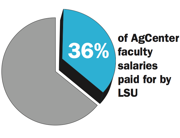 Third of AgCenter faculty earn at least $100,000