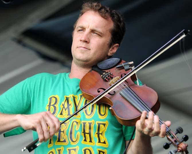 Lost Bayou Ramblers play Saturday, April 27, 2013 at the New Orleans Jazz &amp; Heritage Festival on the Fair Grounds Race Course.
 