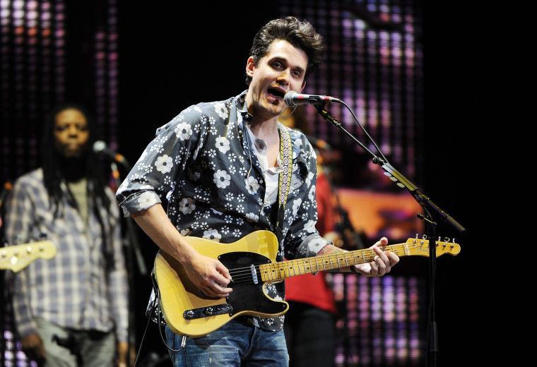 Musician John Mayer performs at Eric Clapton's Crossroads Guitar Festival 2013 at Madison Square Garden on Friday April 12, 2013 in New York. (Photo by Evan Agostini/Invision for Hard Rock International/AP Images)
 