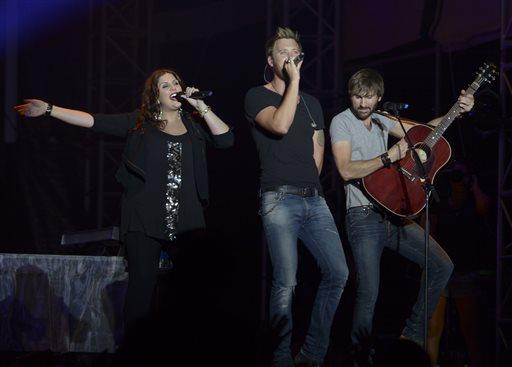 Lady Antebellum performs at Bayou Country Superfest in Tiger Stadium in Baton Rouge, La, Saturday, May 25, 2013.&#160;
 