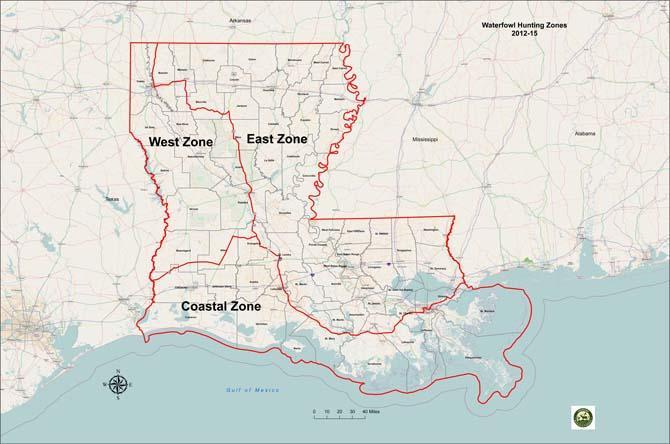 The waterfowl hunting zones will be studied in a survey conducted by officials within the University&#8217;s School of Renewable Natural Resources for the Louisiana Department of Wildlife and Fisheries. The survey will help LDWF make decisions about next year&#8217;s regulations.
 