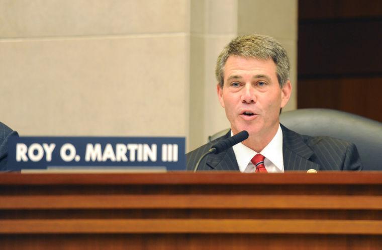 Board of Regents member Roy O. Martin III weighs in on a topic of discussion Wednesday, June 26, 2013 in the Board Room of the Claiborne Conference Center in downtown Baton Rouge.