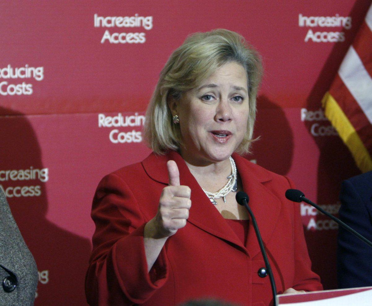 FILE - In this Dec. 9, 2009, file photo, Sen. Mary Landrieu, D-La., speaks at a health care news conference on Capitol Hill in Washington. Far from reversing course, Senate Democrats who backed President Barack Obama&#8217;s health care law and now face re-election in GOP-leaning states are reinforcing their support for the overhaul even as Republicans intensify their criticism. Mark Begich of Alaska, Mark Pryor of Arkansas, Landrieu of Louisiana and Kay Hagan of North Carolina will face voters in 2014 for the first time since voting for the Affordable Care Act _ commonly called Obamacare _ three years ago. (AP Photo/Pablo Martinez Monsivais, File)