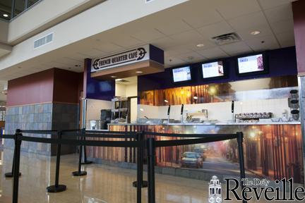 French Quarter Caf&#233; replaced Quiznos in the Student Union's Tiger Lair in fall 2012.