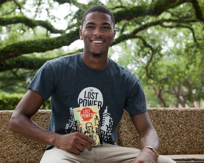 Communication studies senior Shanderrick Williams tells his story of growing up in a violent neighborhood in his book, "The Lost Power." The book has sold 10,000 copies since November.