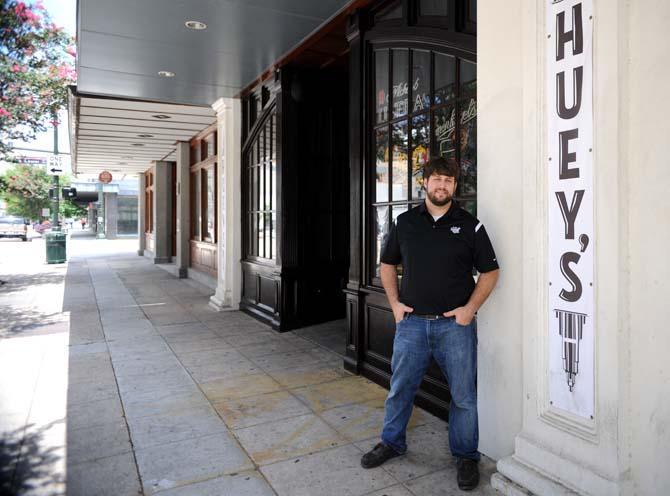 Andrew Bayard is a partial owner of Huey's, a new cocktail bar in downtown Baton Rouge.