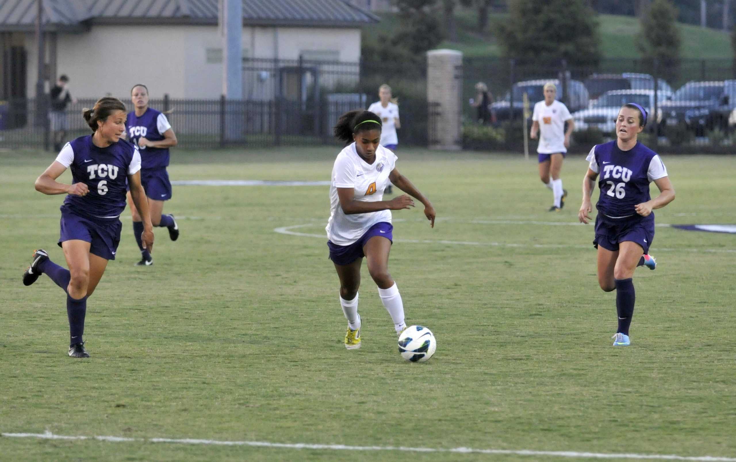 No. 25 LSU plays TCU to a 0-0 draw