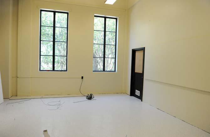 Thomas W. Atkinson Hall continues to ongo construction Friday, Aug. 23, 2103 in order for it to be handicap accessible.