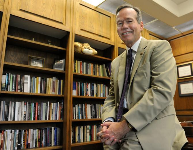 LSU President and Chancellor F. King Alexander (SEE WRITER)