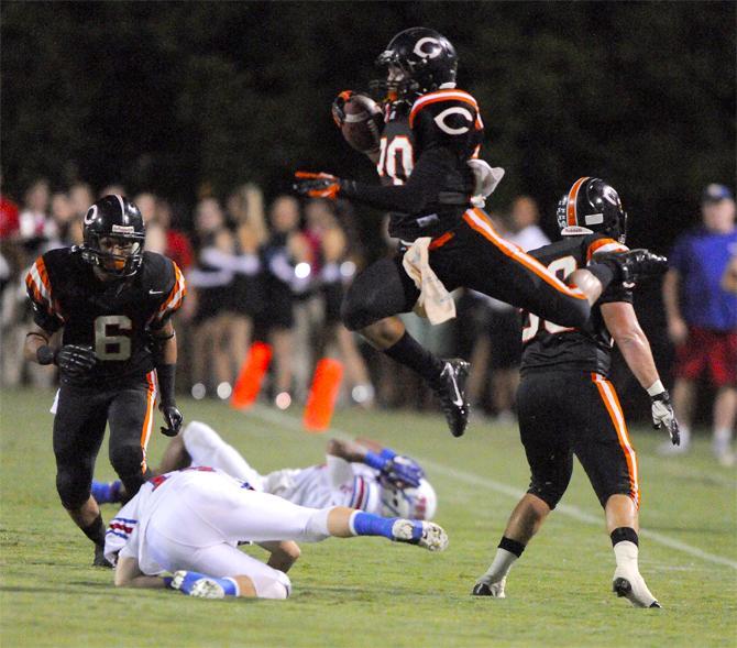 Catholic High School running back Derrius Guice (20).