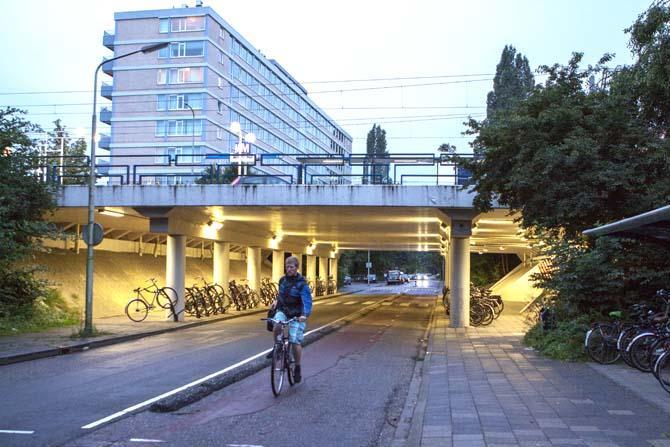 Amsterdam residents use dedicated bike lanes Monday, Sept. 9, 2013 to avoid dangerous vehicle traffic.