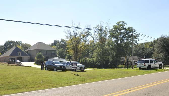 East Baton Rouge Sheriffs responded to a call involving a grenade Wednesday, October 9, 2013 at a home on Highland Road.